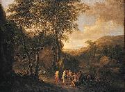 Jan Both Landscape with the Judgement of Paris oil painting on canvas
